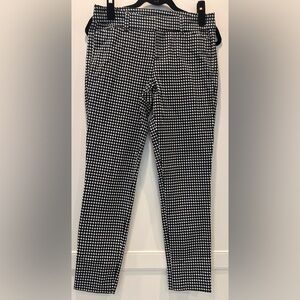Black and White Houndstooth Pants